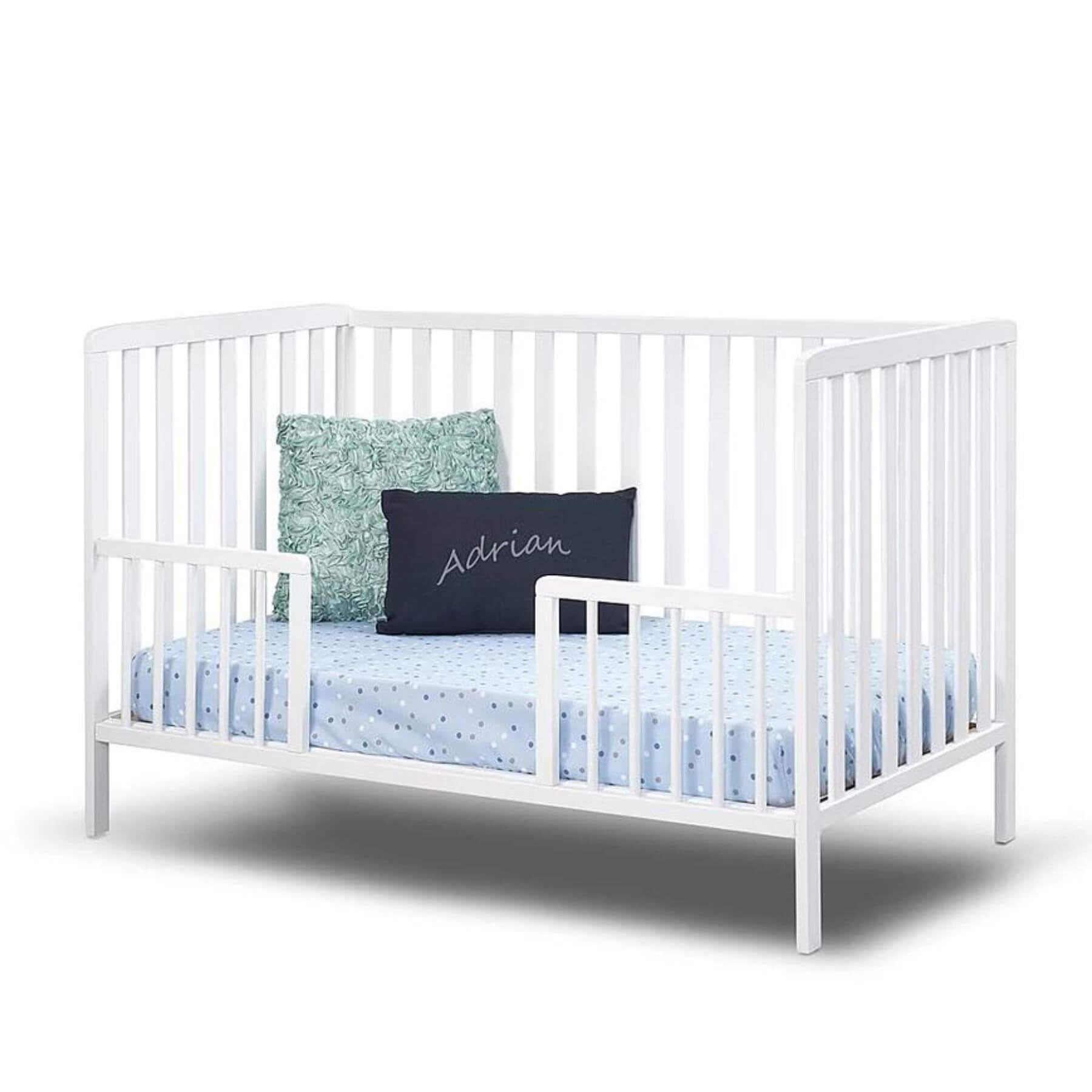 Sorelle Adrian Crib White - Converted into a toddler bed