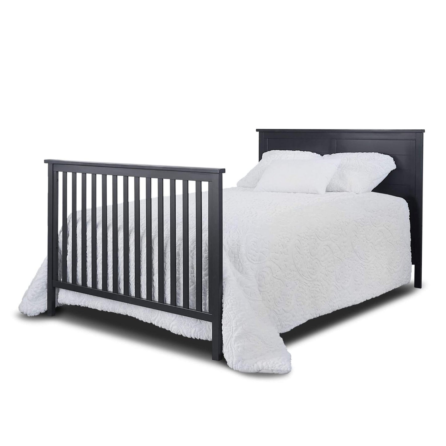 Sorelle Ashley 4 in 1 Crib Midnight - Converted into a full bed