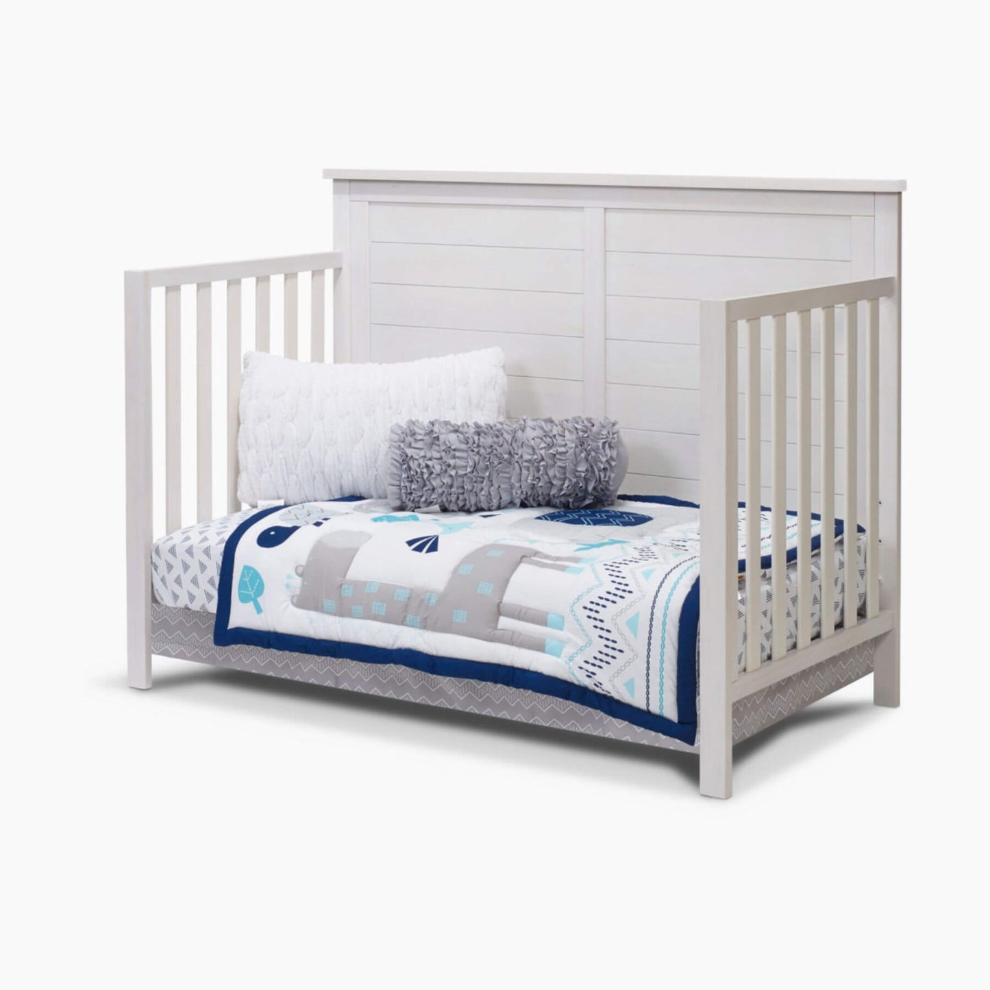 Sorelle Ashley 4 in 1 Crib White - Converted into a daybed