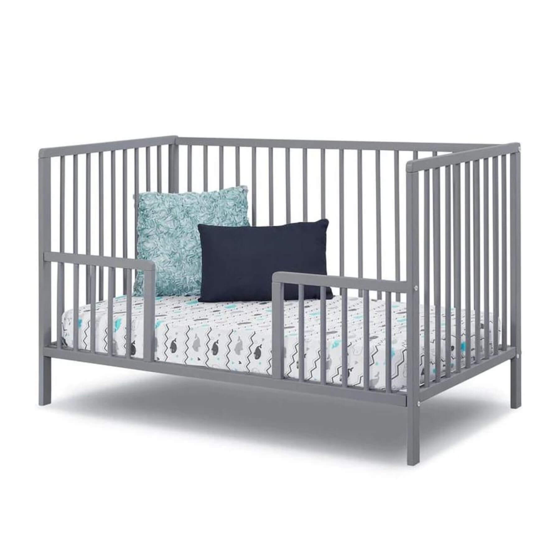 Sorelle Happy 3-in-1 Convertible Crib - Converted into a toddler bed