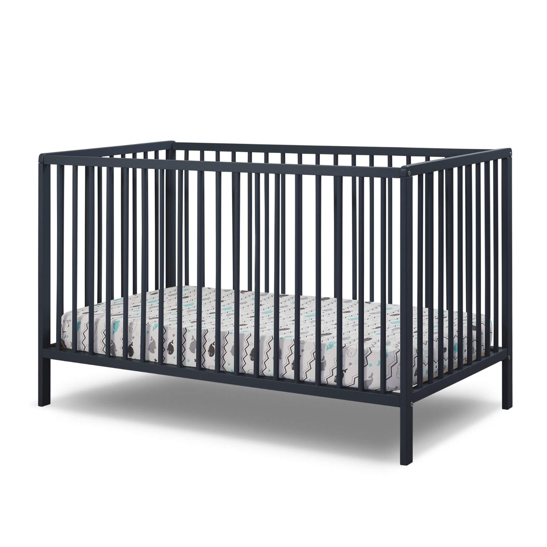 Sorelle Happy 3-in-1 Convertible Crib Midnight