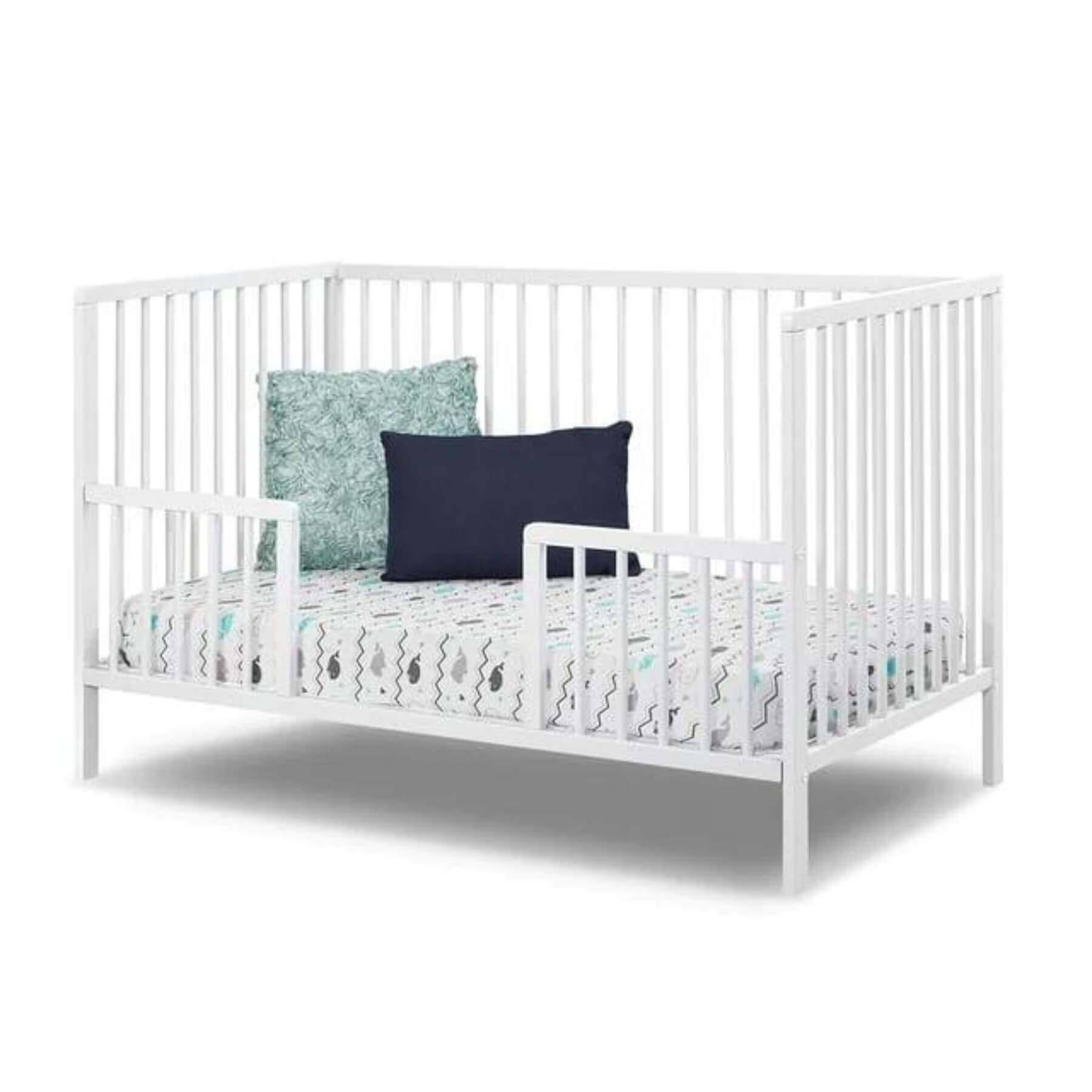 Sorelle Happy 3-in-1 Convertible Crib White - Toddler Bed