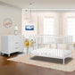 Sorelle Happy 3-in-1 Convertible Crib White - Lifestyle