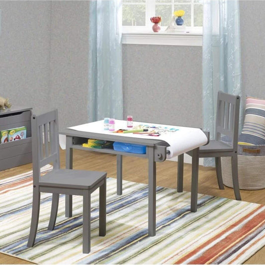 Sorelle Imagination Table & Chair Set Grey - Lifestyle