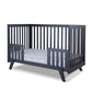 Sorelle Luce 2-in-1 Convertible Crib Midnight - Converted into a toddler bed