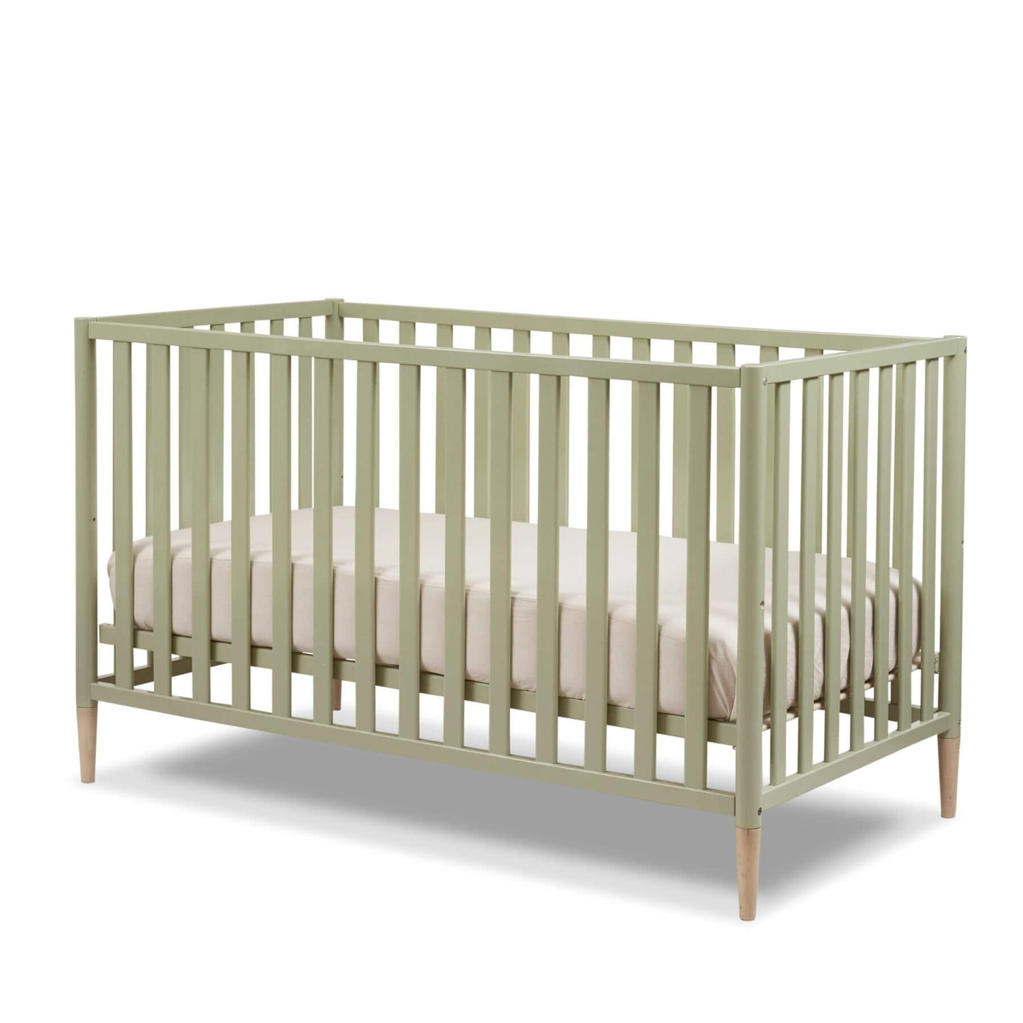 Sorelle Mia 3-in-1 Convertible Crib Sage and Natural