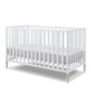 Sorelle Mia 3-in-1 Convertible Crib White and Natural