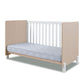 Sorelle Pannello 3-in-1 Convertible Crib Nebbia and White - Converted into a daybed