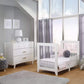 Sorelle Soho Acrylic Crib White - Lifestyle