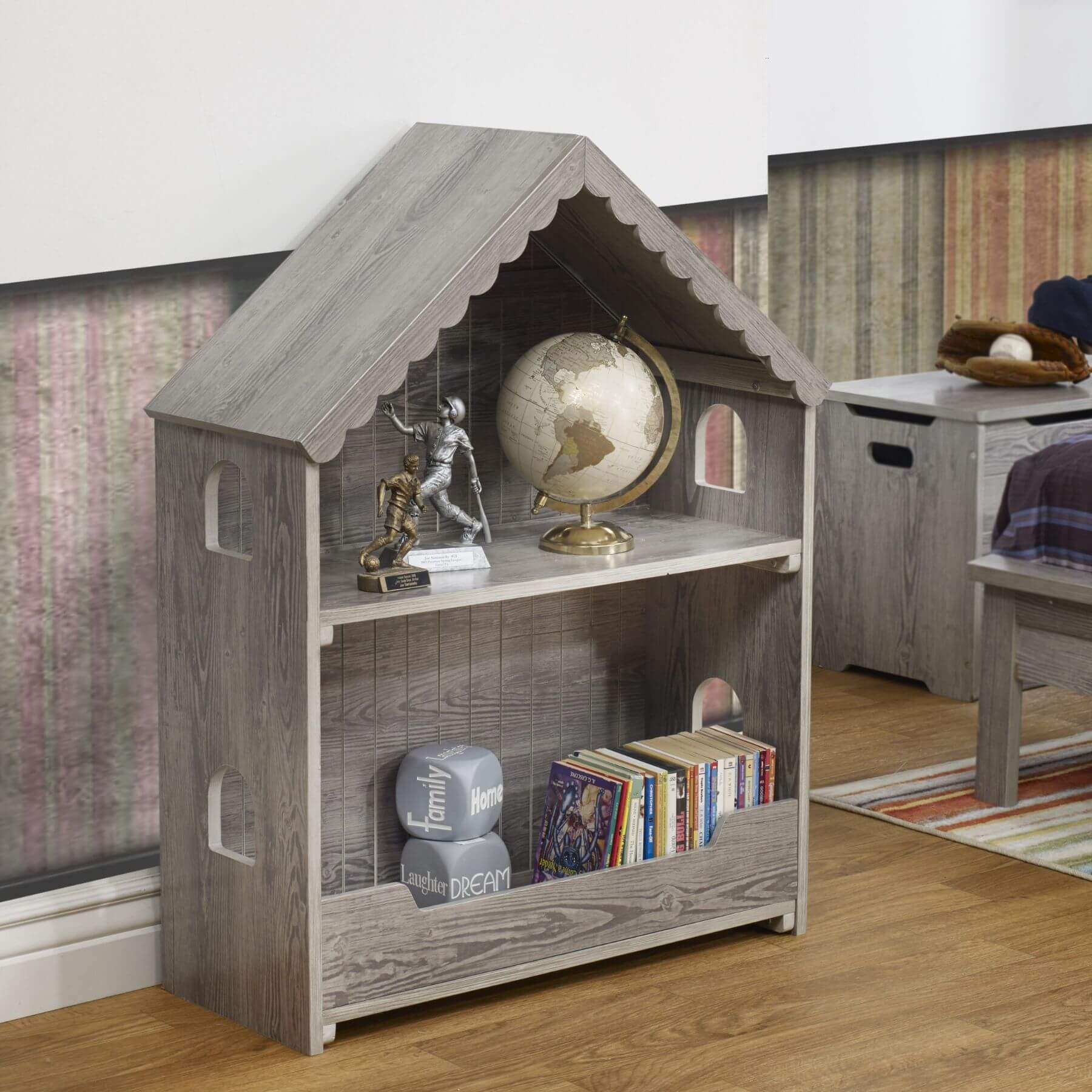 Sorelle Sweet Home Bookcase Grey - Lifestyle