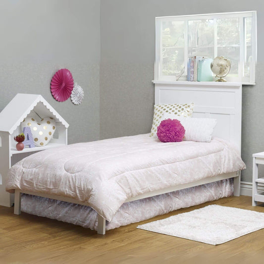 Sorelle Twin Bed White - Lifestyle