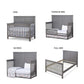 Sorelle Westley Crib Grigio