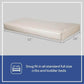 Sealy Soybean Plush Crib and Toddler Mattress - Dimensions