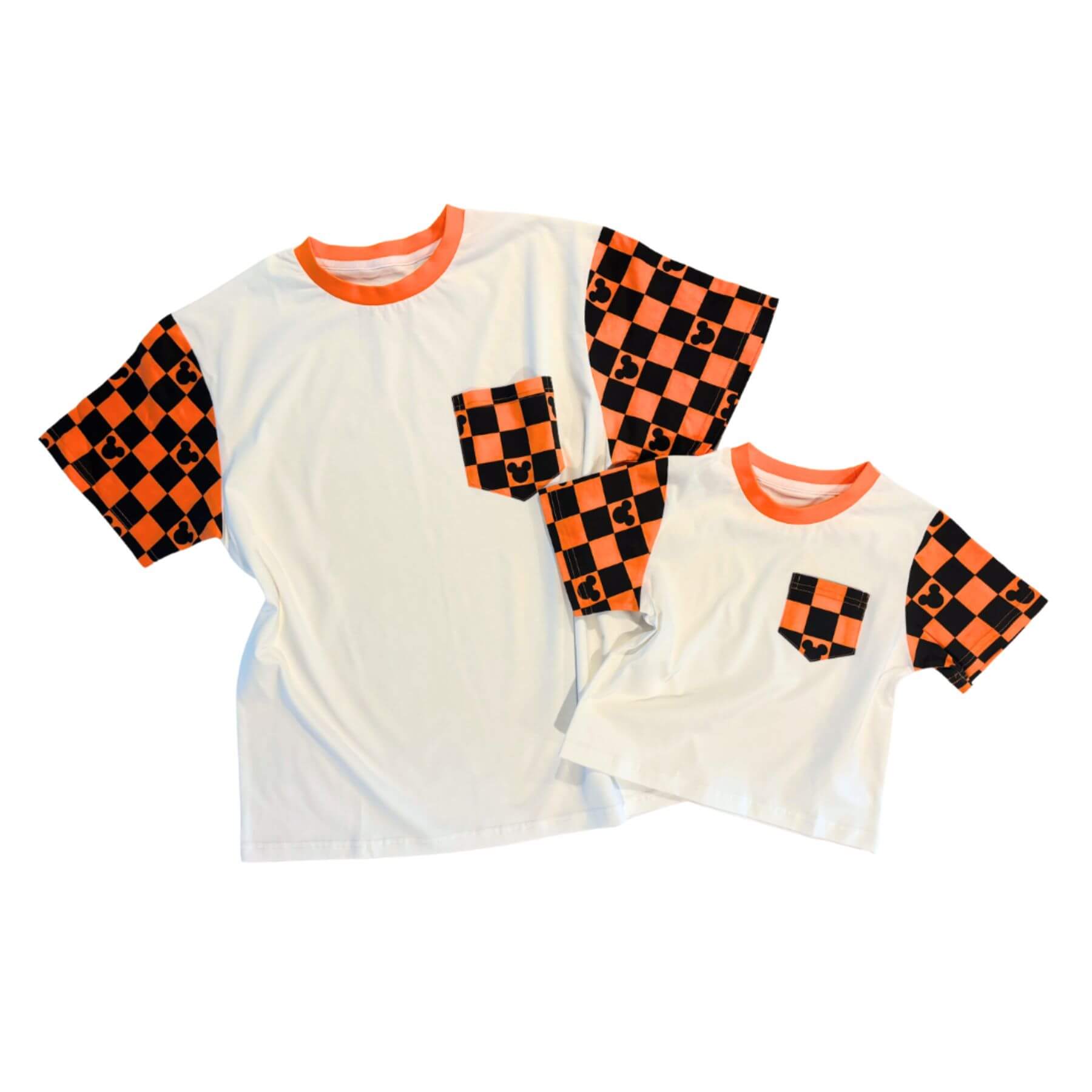 Two Sweet P Baby Co. Spooky Checkered Magic Adult Pocket Tee