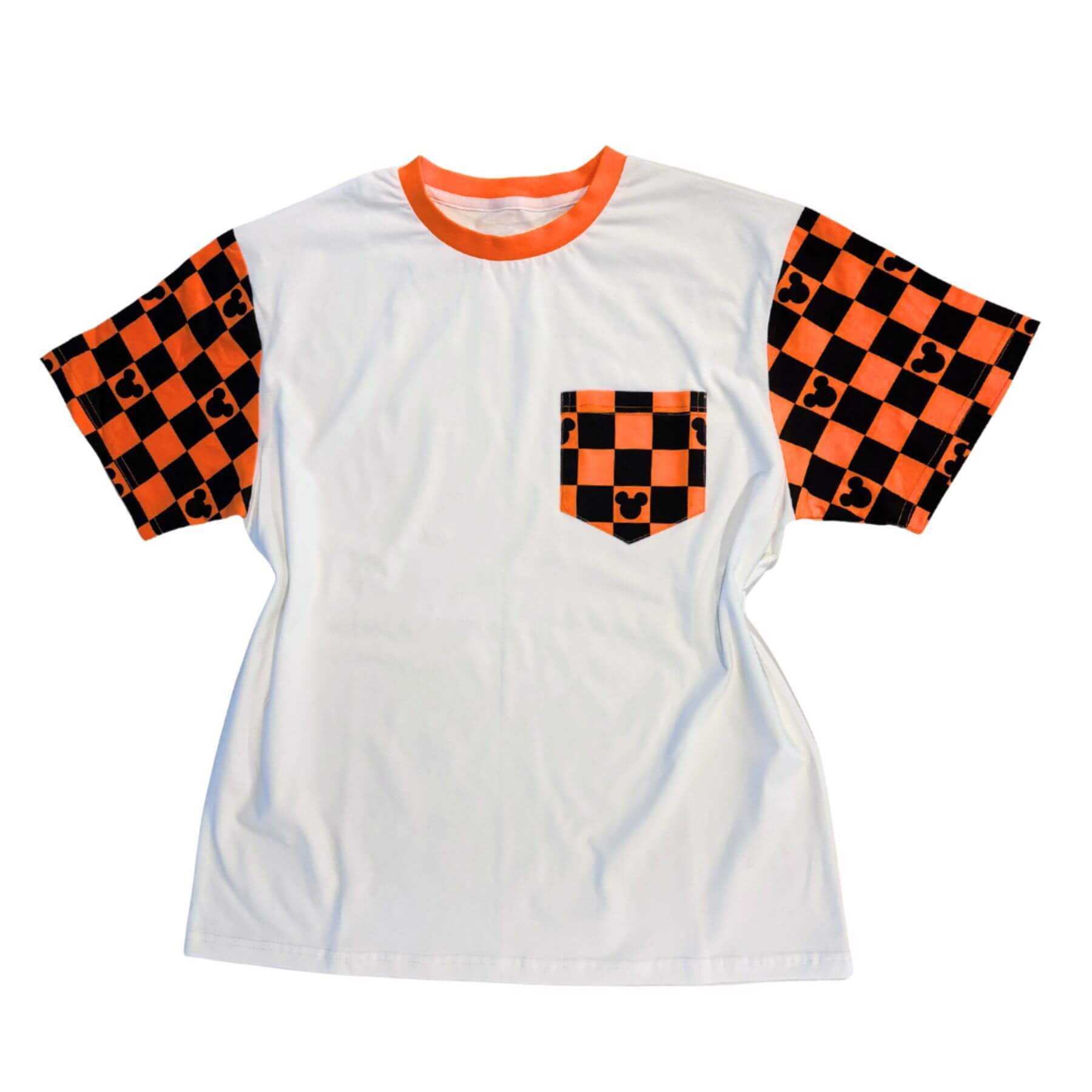 Sweet P Baby Co. Spooky Checkered Magic Adult Pocket Tee