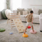 Boy Stepping on Tiny Land® Stepping Stones - Vintage Color