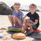 Kids Sitting on Tiny Land® Stepping Stones - Vintage Color