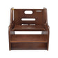 Front View of Little Partners StepUp Step Stool Espresso