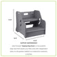 Little Partners StepUp Step Stool Grey