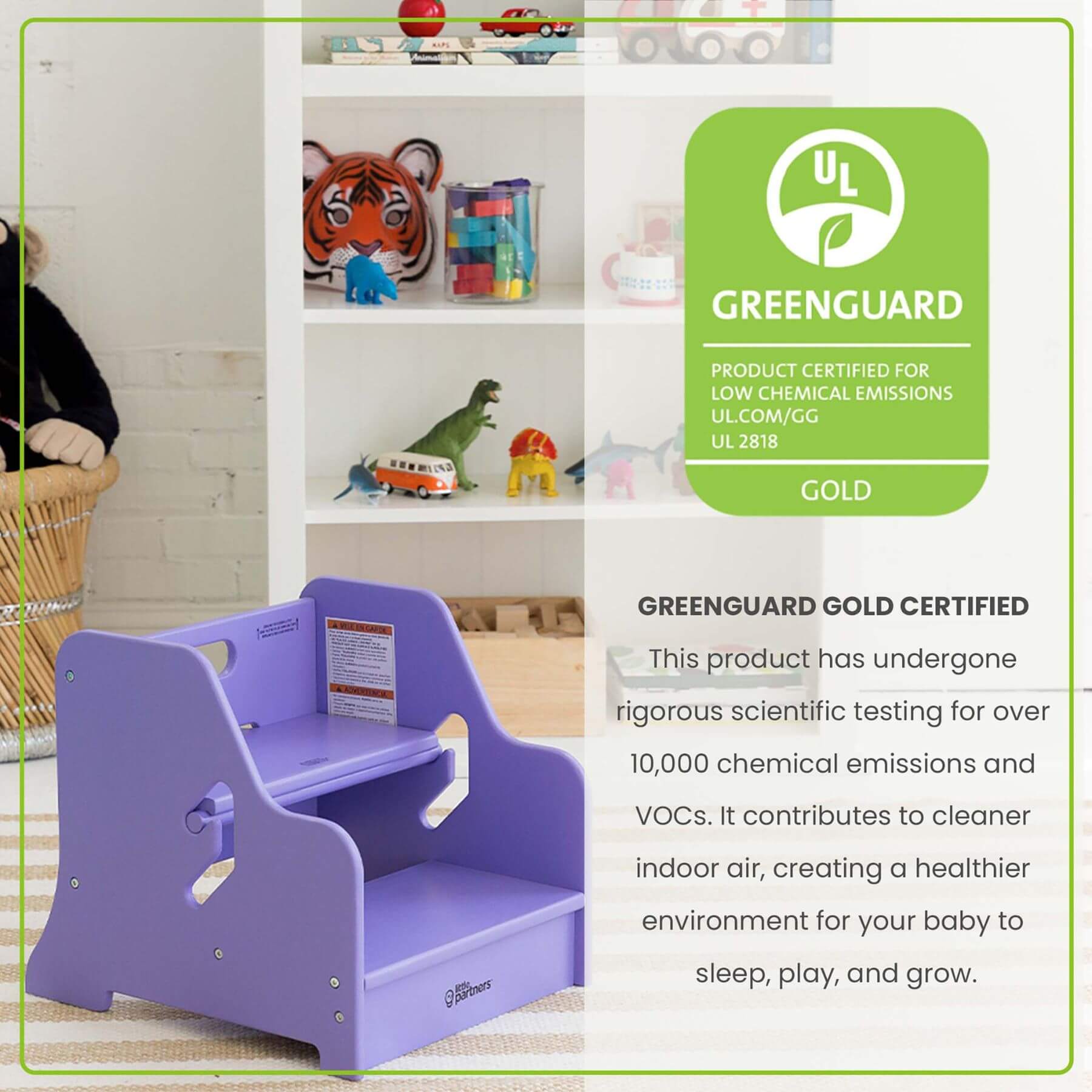 Little Partners StepUp Step Stool Lilac