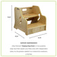 Little Partners StepUp Step Stool Natural