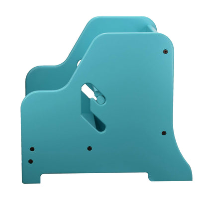 Side View of Little Partners StepUp Step Stool Turquois