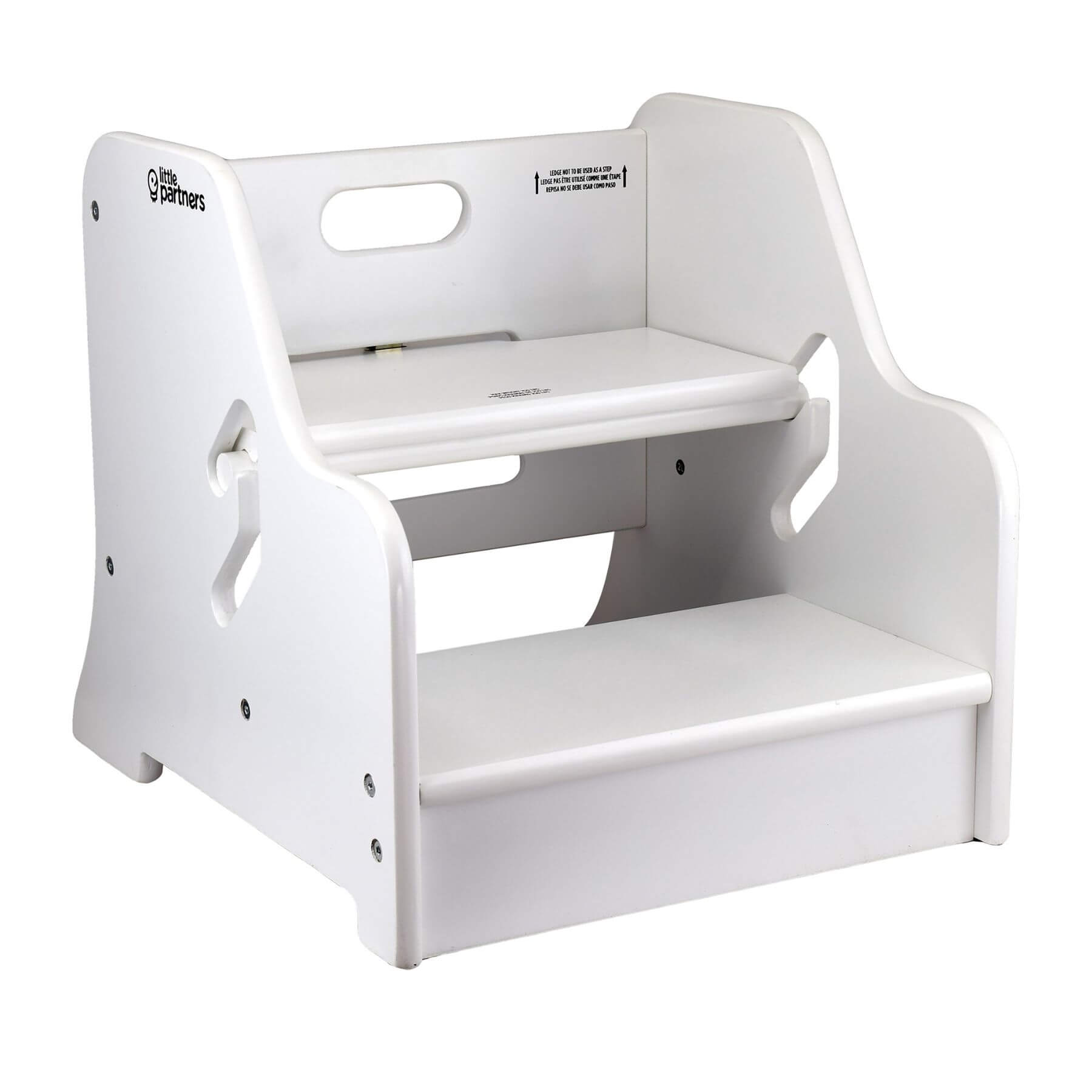 Little Partners StepUp Step Stool White