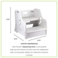 Little Partners StepUp Step Stool White
