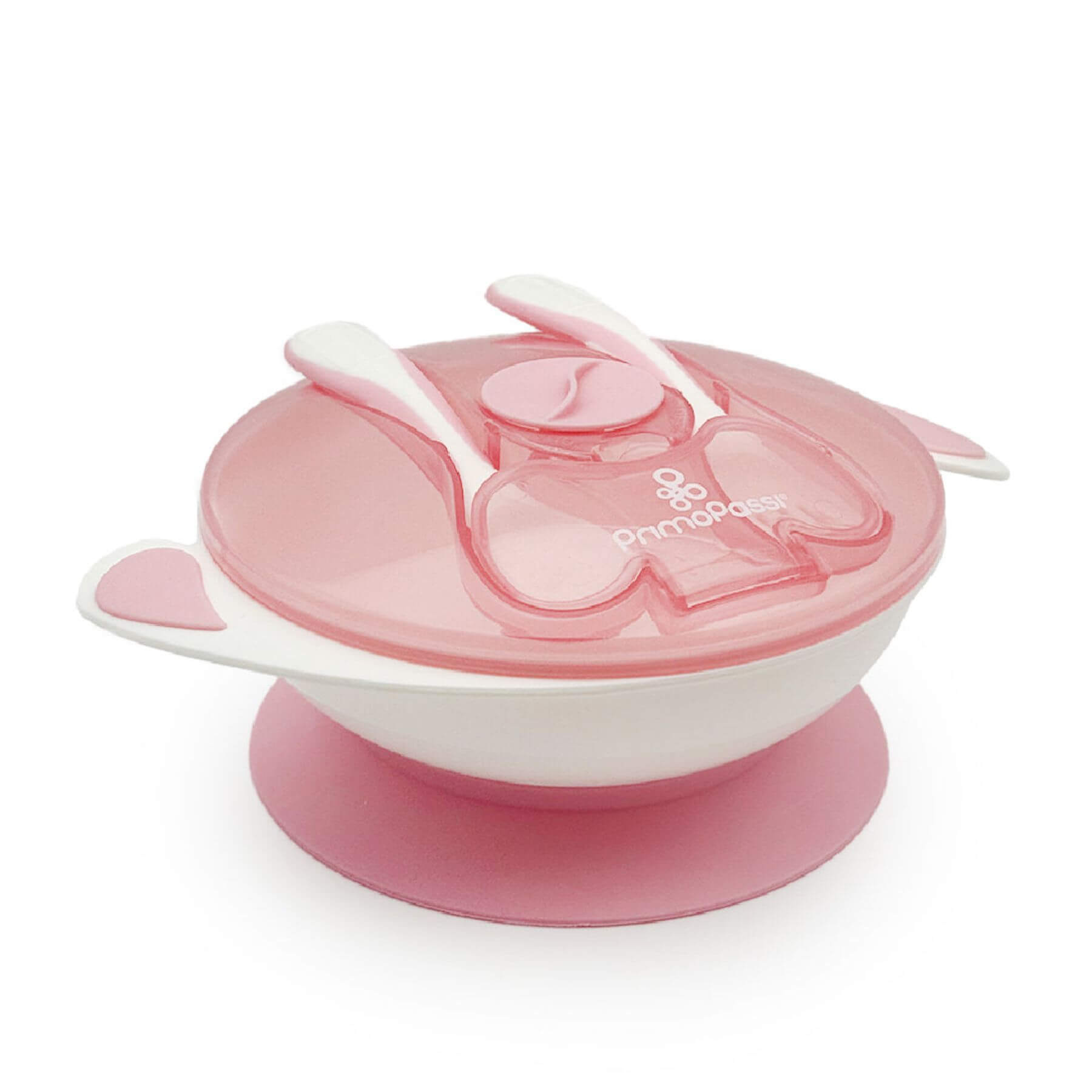 Primo Passi Suction Bowl Feeding Set Pink
