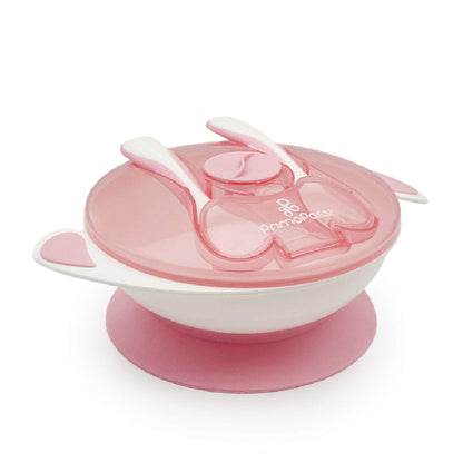 Primo Passi Suction Bowl Feeding Set Pink