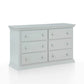 Suite Bebe Universal 6 Drawer Dresser Gray