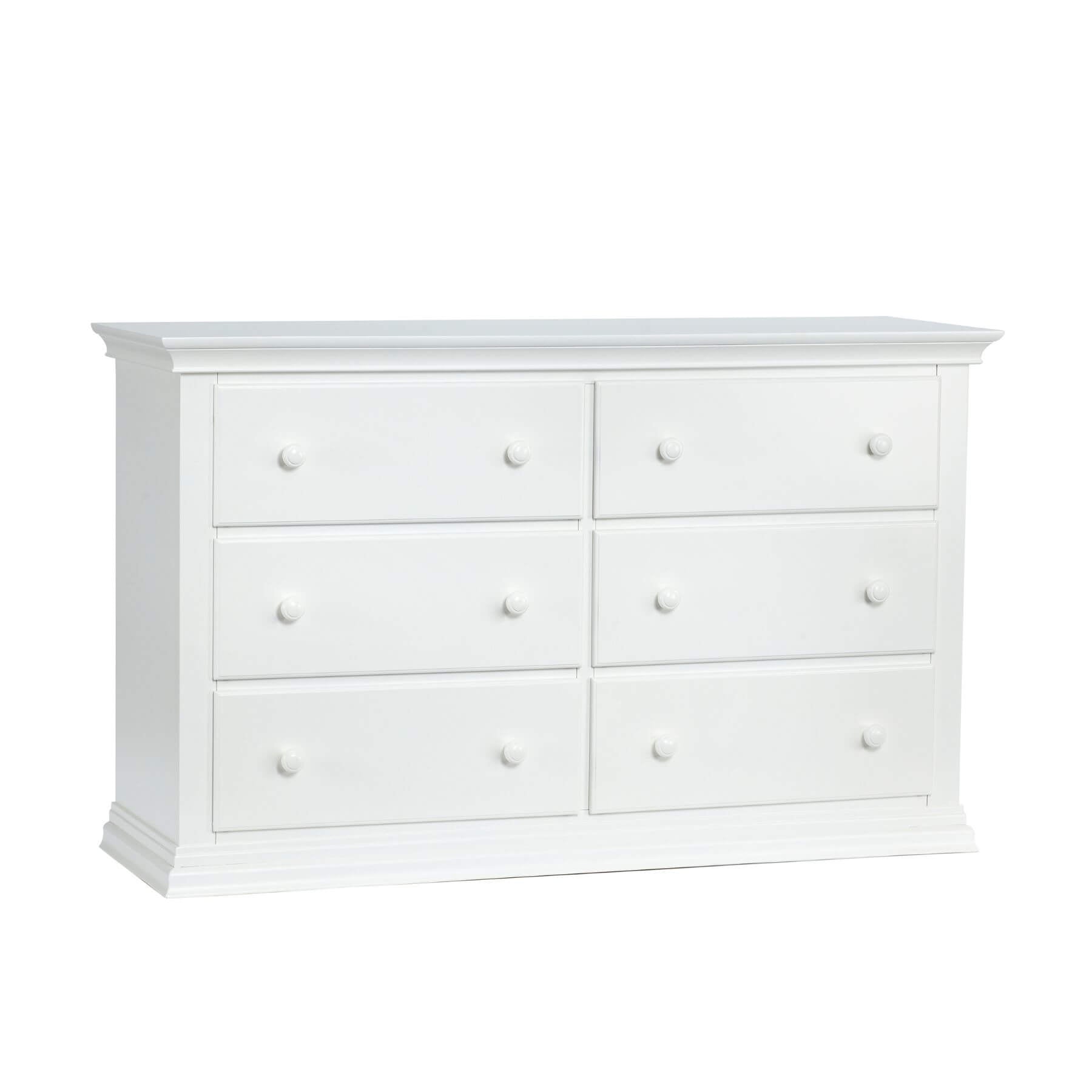 Suite Bebe Universal 6 Drawer Dresser White