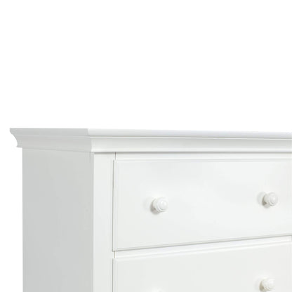 Detail of Suite Bebe Universal 6 Drawer Dresser White