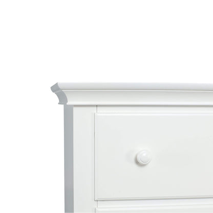 Detail of Suite Bebe Universal 6 Drawer Dresser White