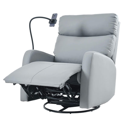 Sunco Swivel Rocker Recliner Chair - Blue Gray
