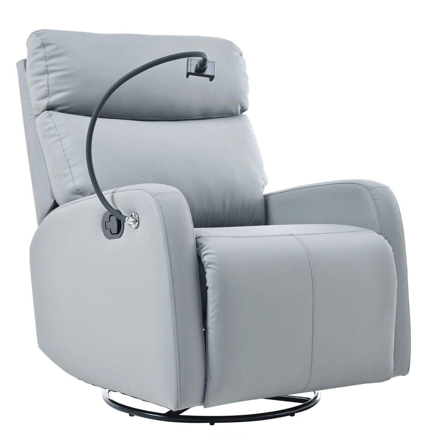 Sunco Swivel Rocker Recliner Chair - Blue Gray