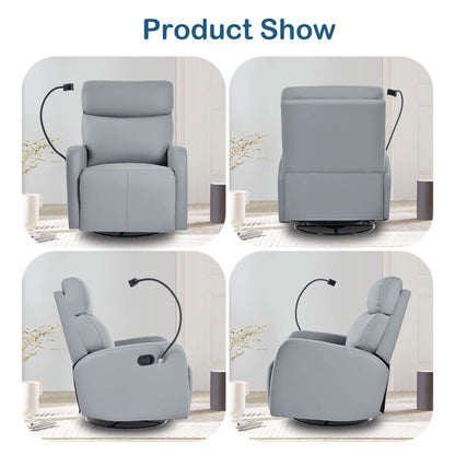 Gray recliner chair shown from multiple angles on a white background with 'Product Show' text.