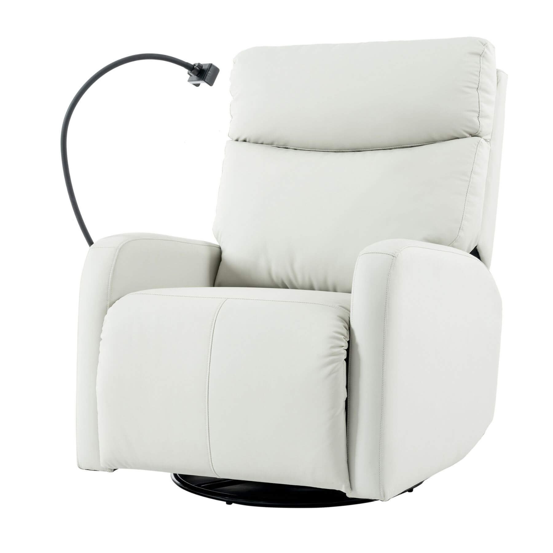 Sunco Swivel Rocker Recliner Chair - Light Gray