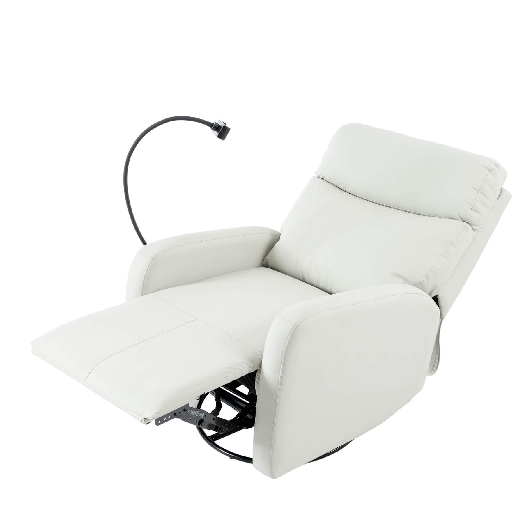 Sunco Swivel Rocker Recliner Chair - Light Gray
