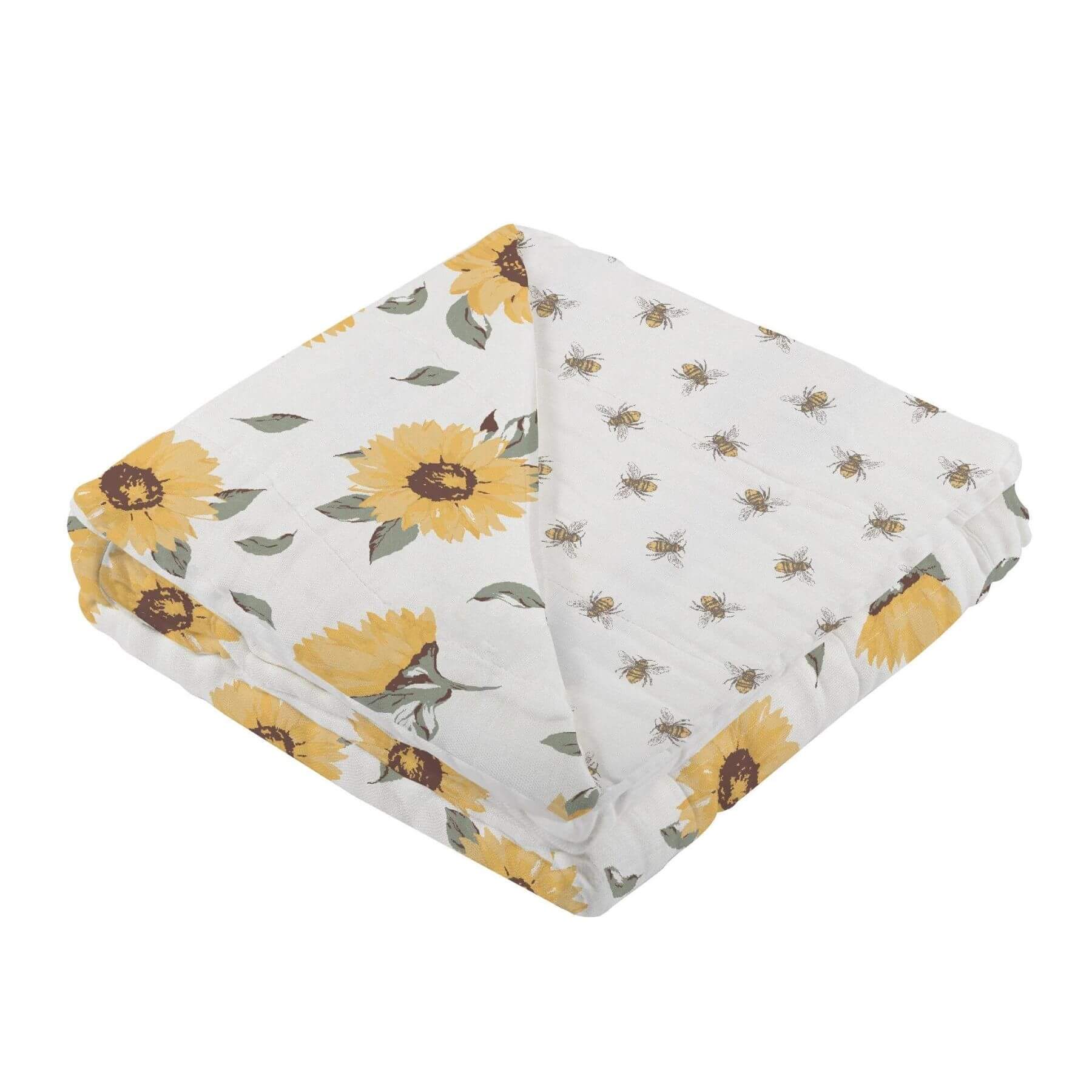 Sunflower Farm and Honey Bee Newcastle Blanket