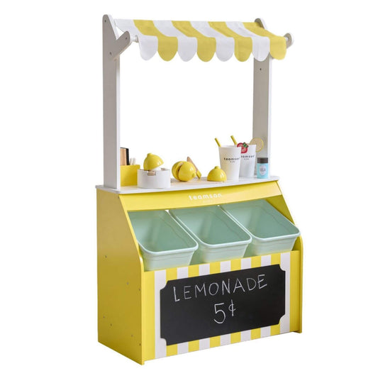 Teamson Sunny Citrus Lemonade Stand Playset