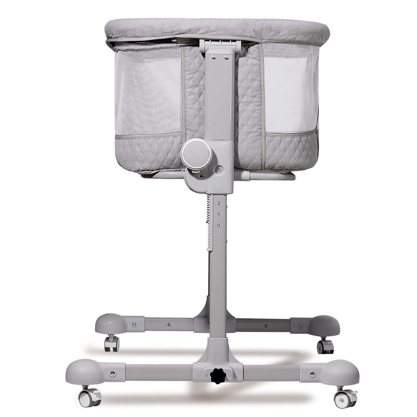 Side view of Sunveno Baby Bassinet Bedside Crib