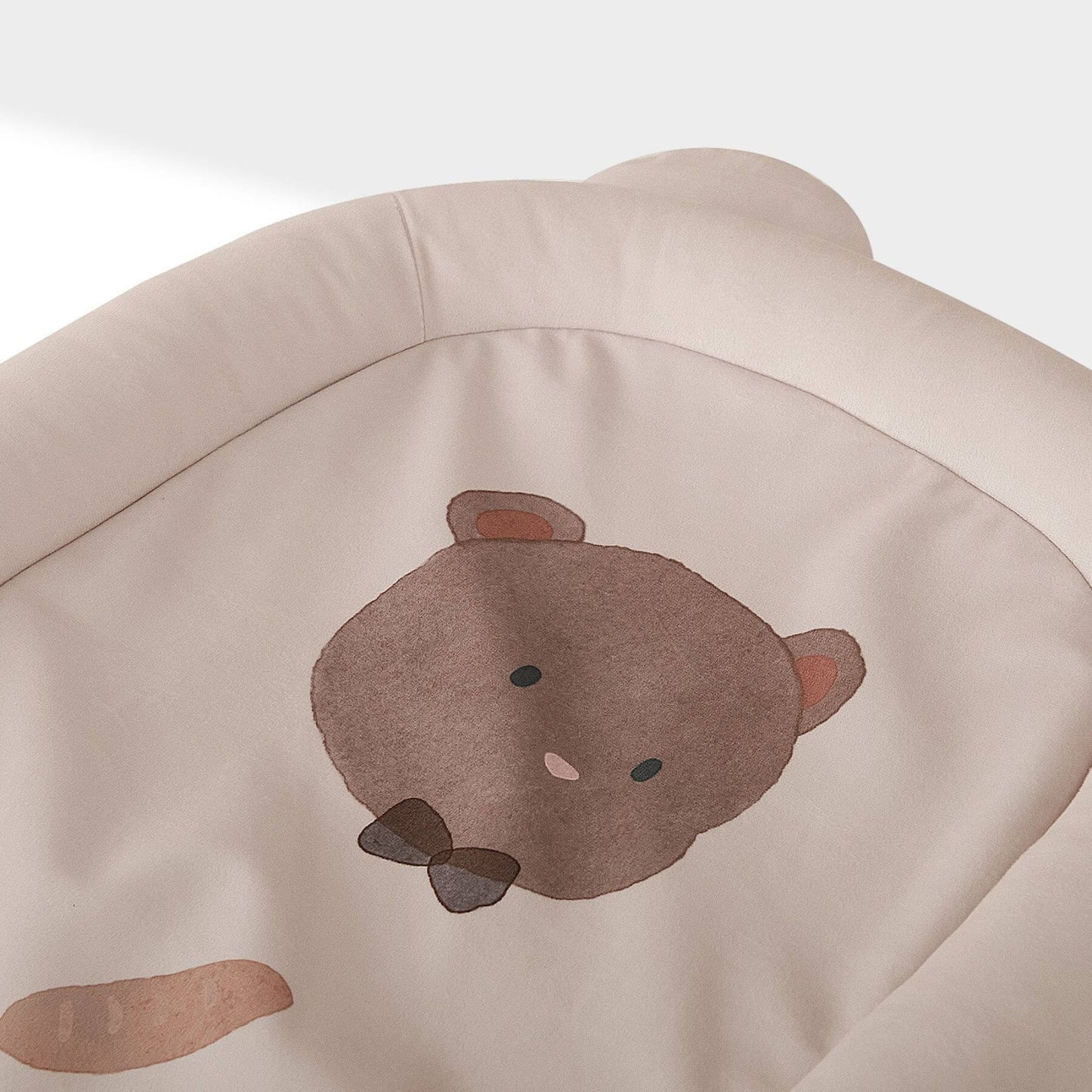 Close-up of Sunveno Baby Lounger for Newborns - Brown