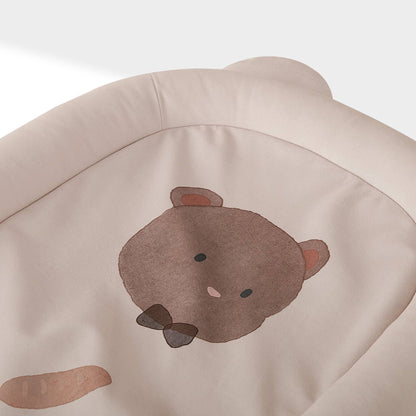 Close-up of Sunveno Baby Lounger for Newborns - Brown