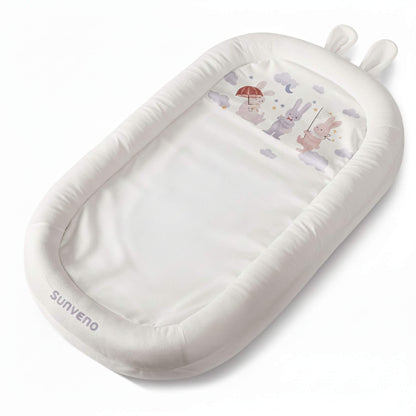 Sunveno Baby Lounger for Newborns - White