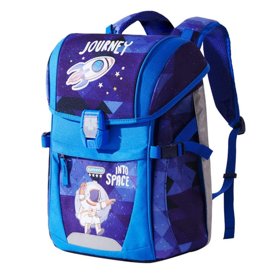 Sunveno Over-clip Kids School Backpack Blue