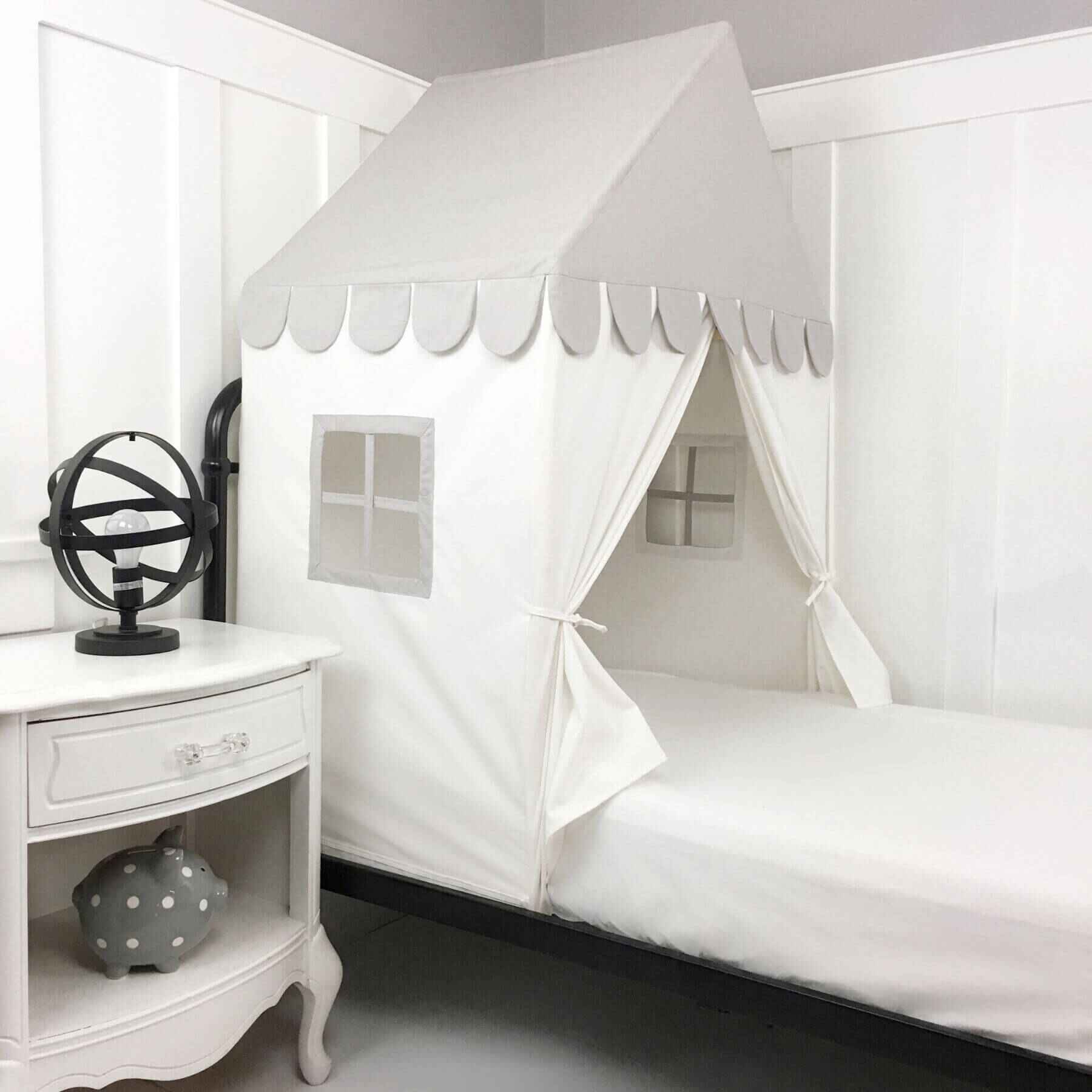 Domestic Objects The 'Sweet Dreams' Play House Bed Canopy Grey