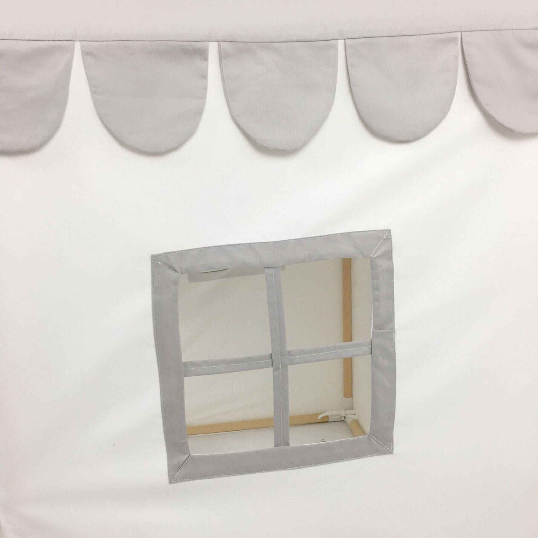 Window of Domestic Objects The 'Sweet Dreams' Play House Bed Canopy Grey