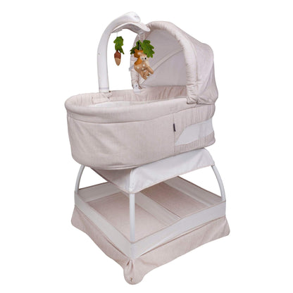 TruBliss Sweetli Calm Bassinet Wheat Melange