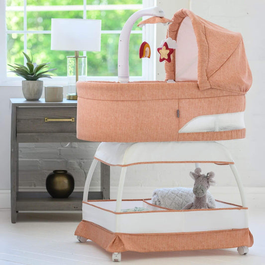 TruBliss Sweetli Nurture Bassinet Clay Melange